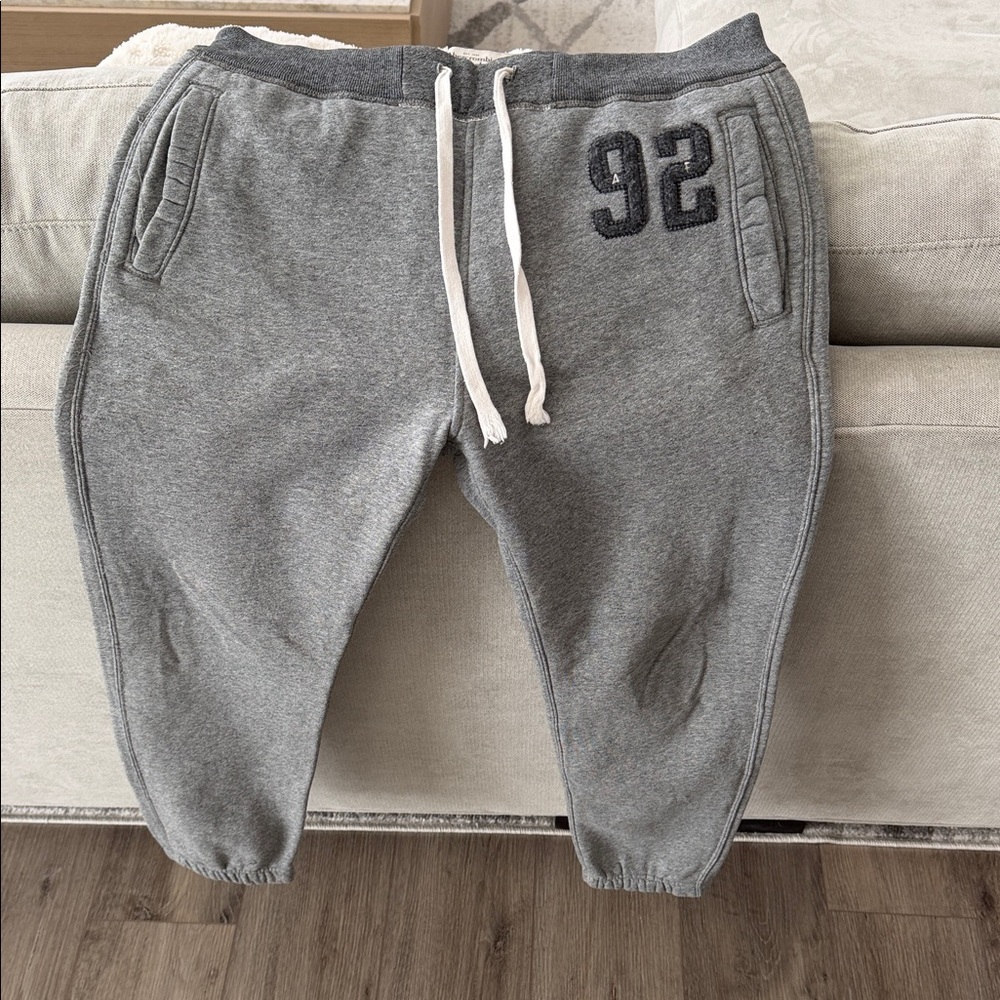 Abercrombie & Fitch Gray Jogger Pants
